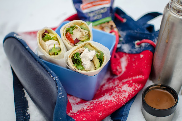 Vegetariska Wraps med avocado och sesamtofu