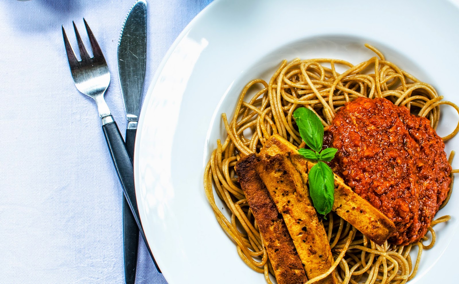 Pasta med sås / vegetarisk