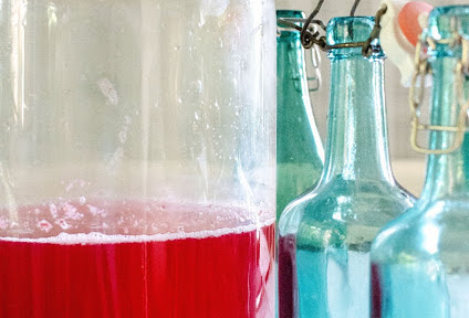 Fläderchampagne med blåbär