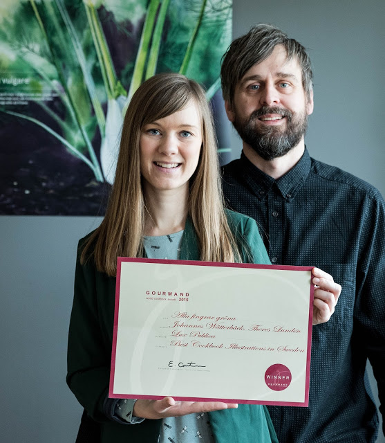 Winner of Best Cookbook Illustrations in Sweden 2015