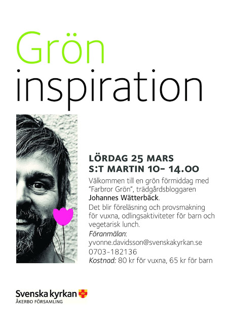 Föreläsning i Linköping på lördag