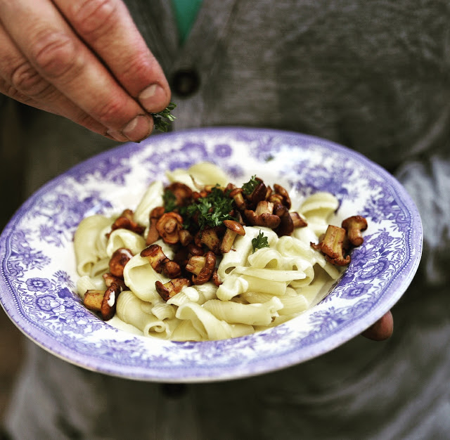 Kantarellpasta