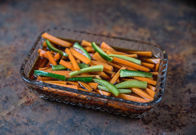 Morot- och gurksallad