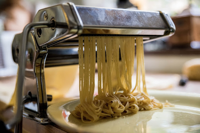 Vi gör egen spagetti