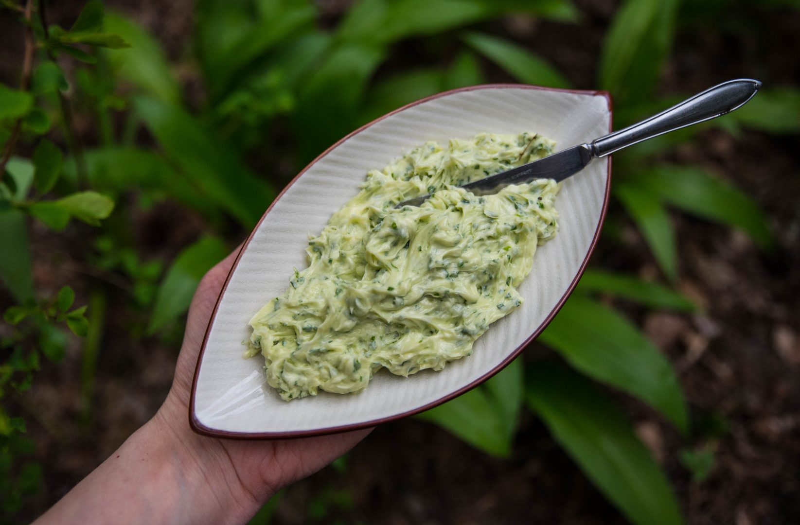 Fantasiskt gott ramslökssmör