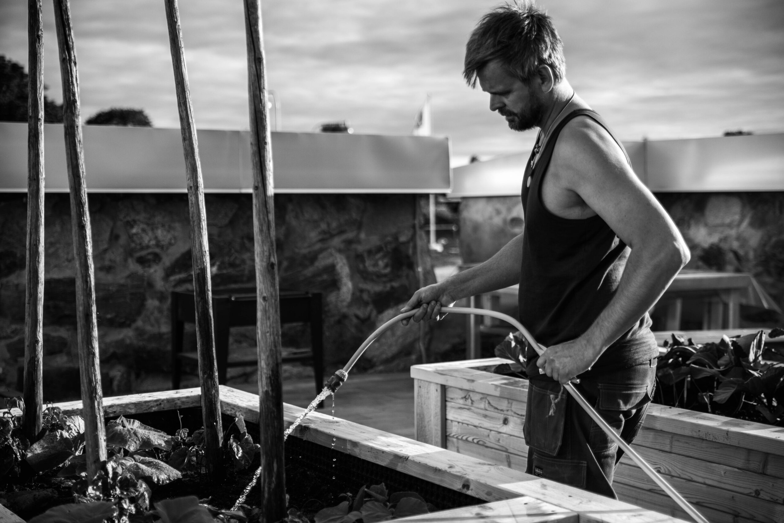 Farbror Grön på Handelsträdgården Löfstad slott