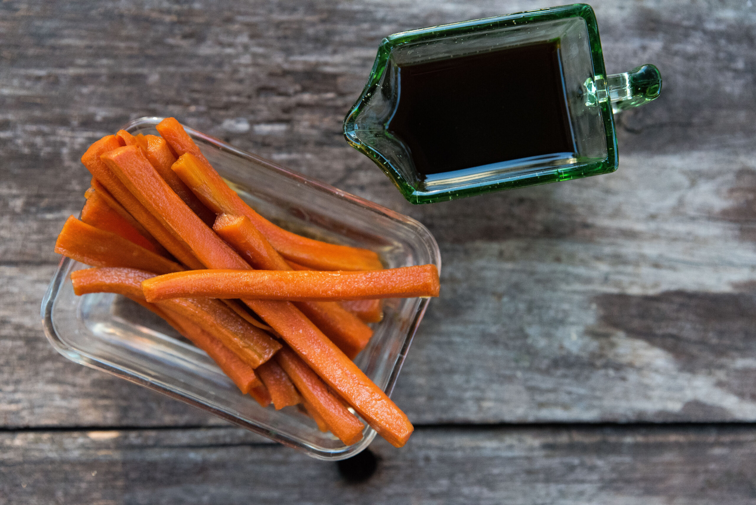 Snabbmarinerad morot till sushi