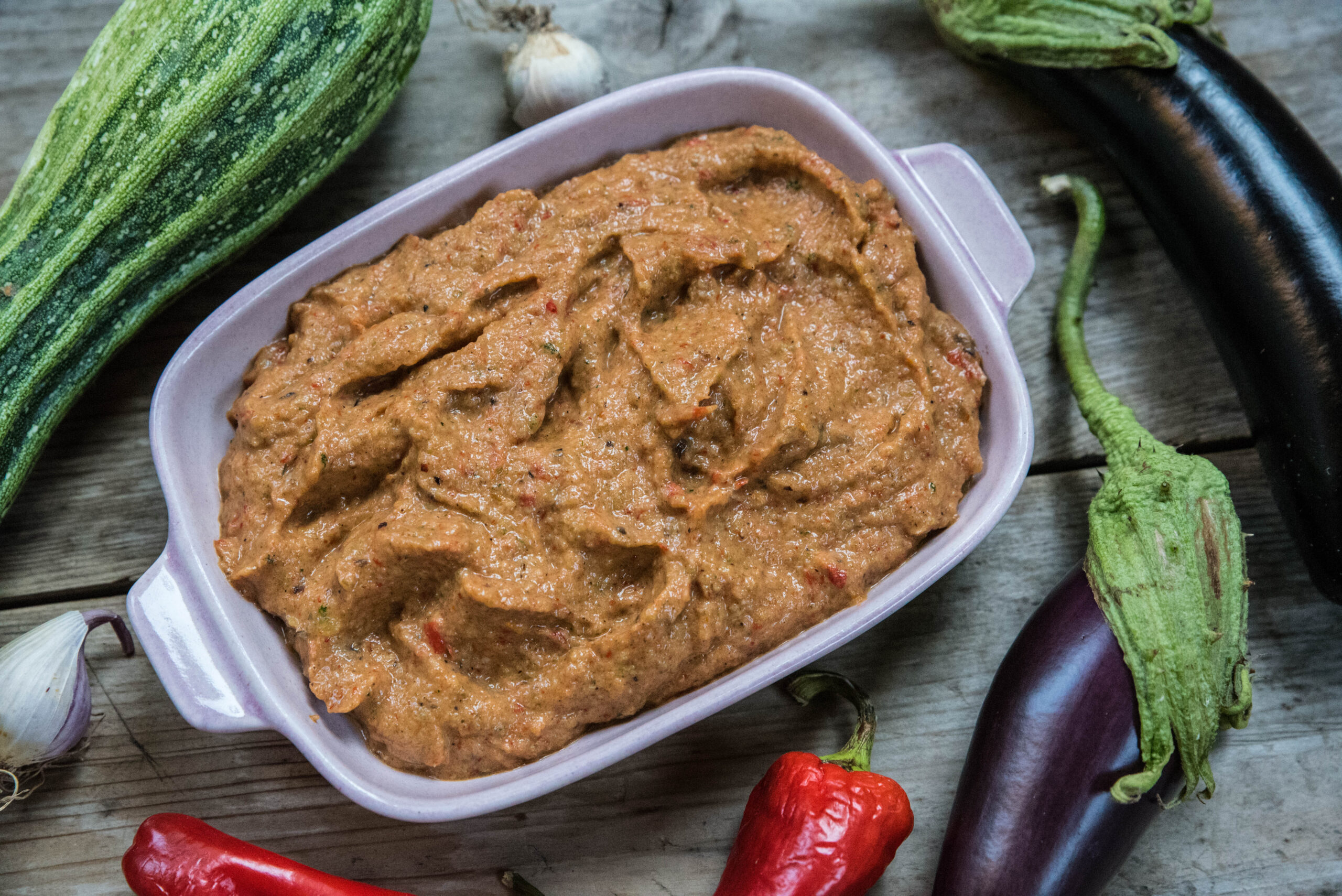 Mustig grönsaksröra