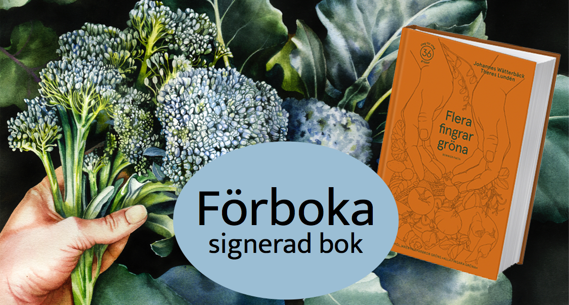 Förhandsboka Flera fingrar gröna – signerad