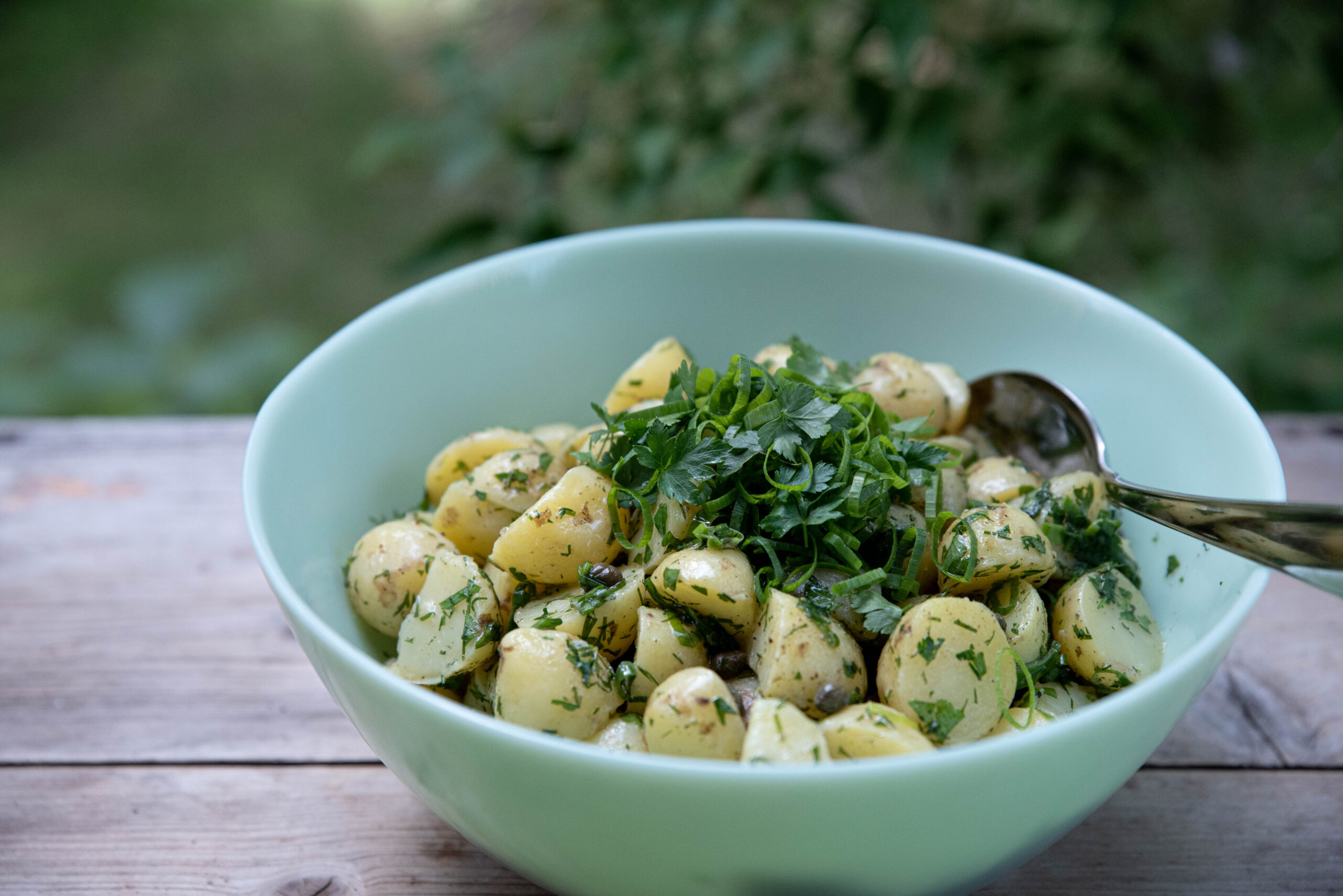 Potatissallad med örter