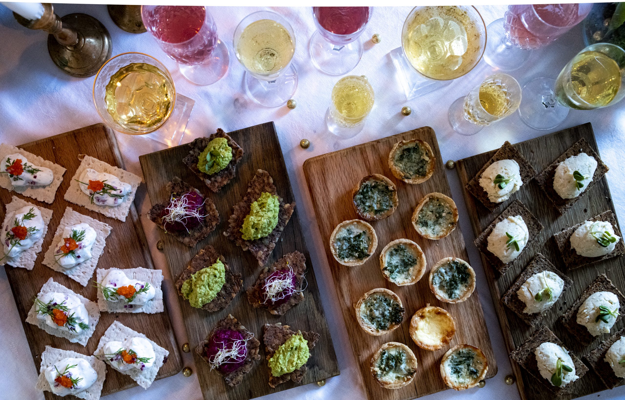 Vegetariska nyårssnittar