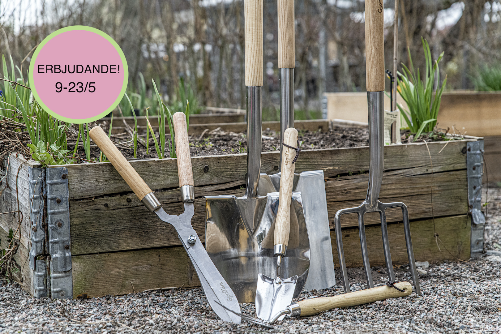 Vi testar nya trädgårdsredskap!