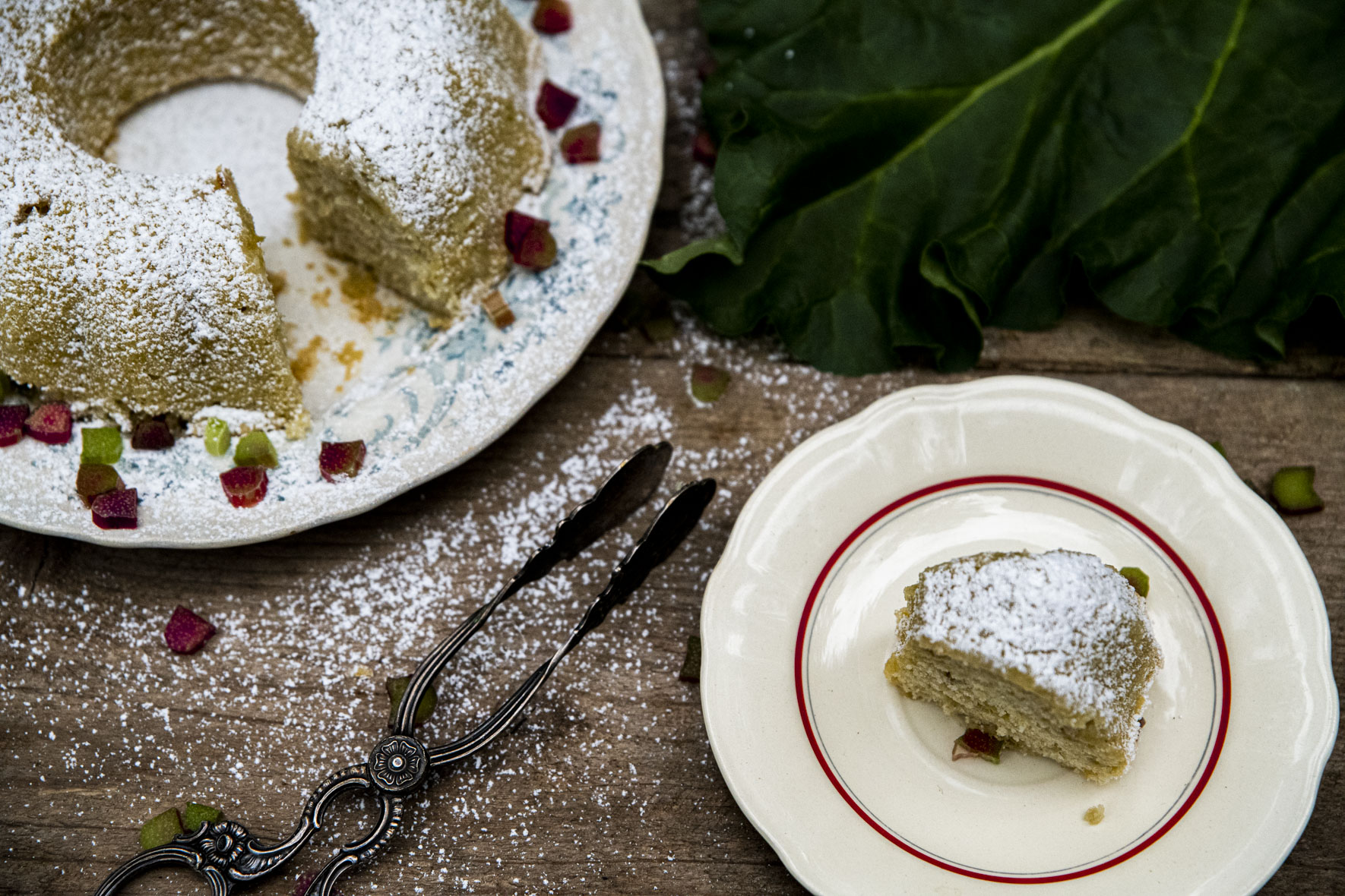 Saftig rabarberkaka med smak av citron