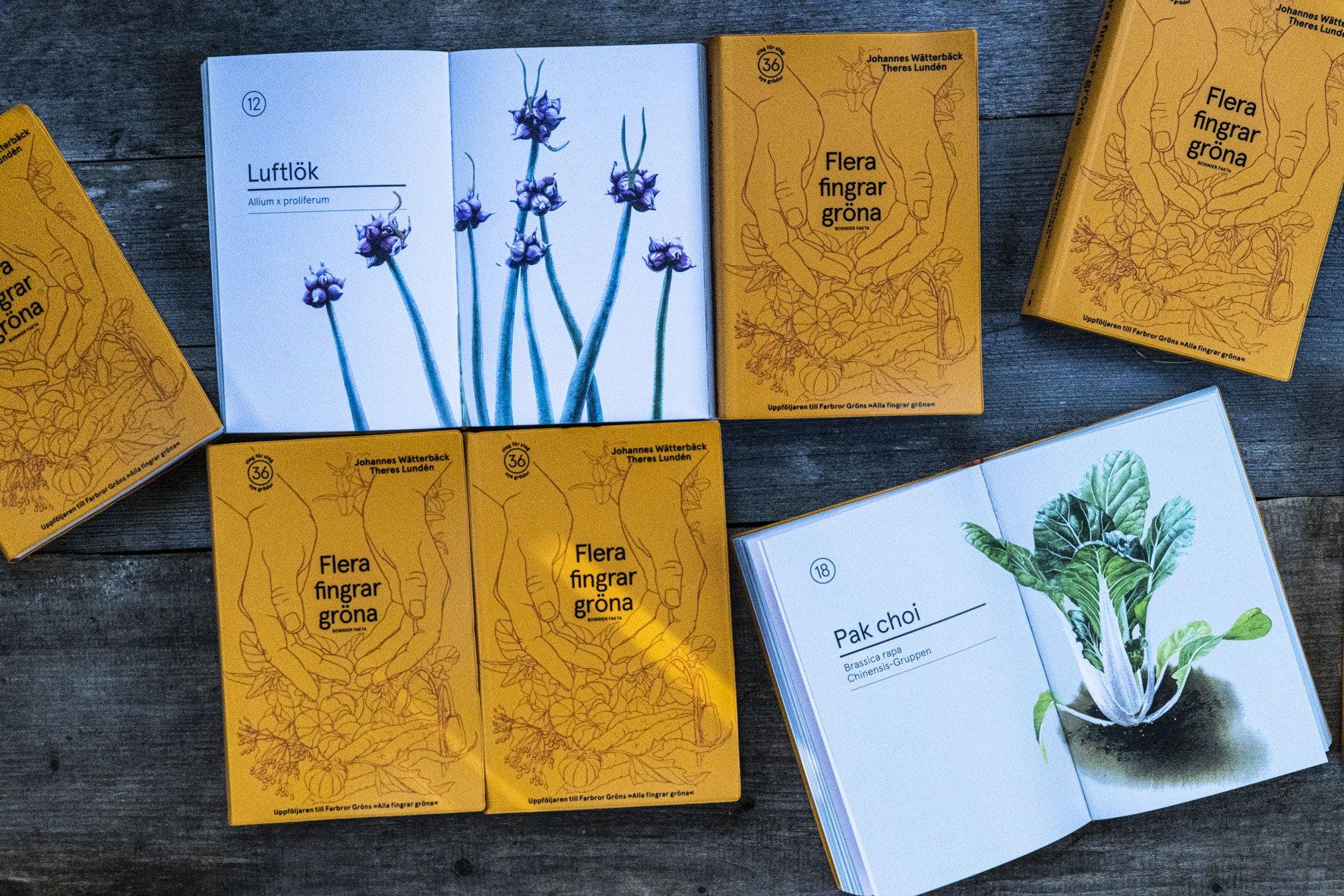 Flera fingrar gröna- 36 grödor från frö till skörd!