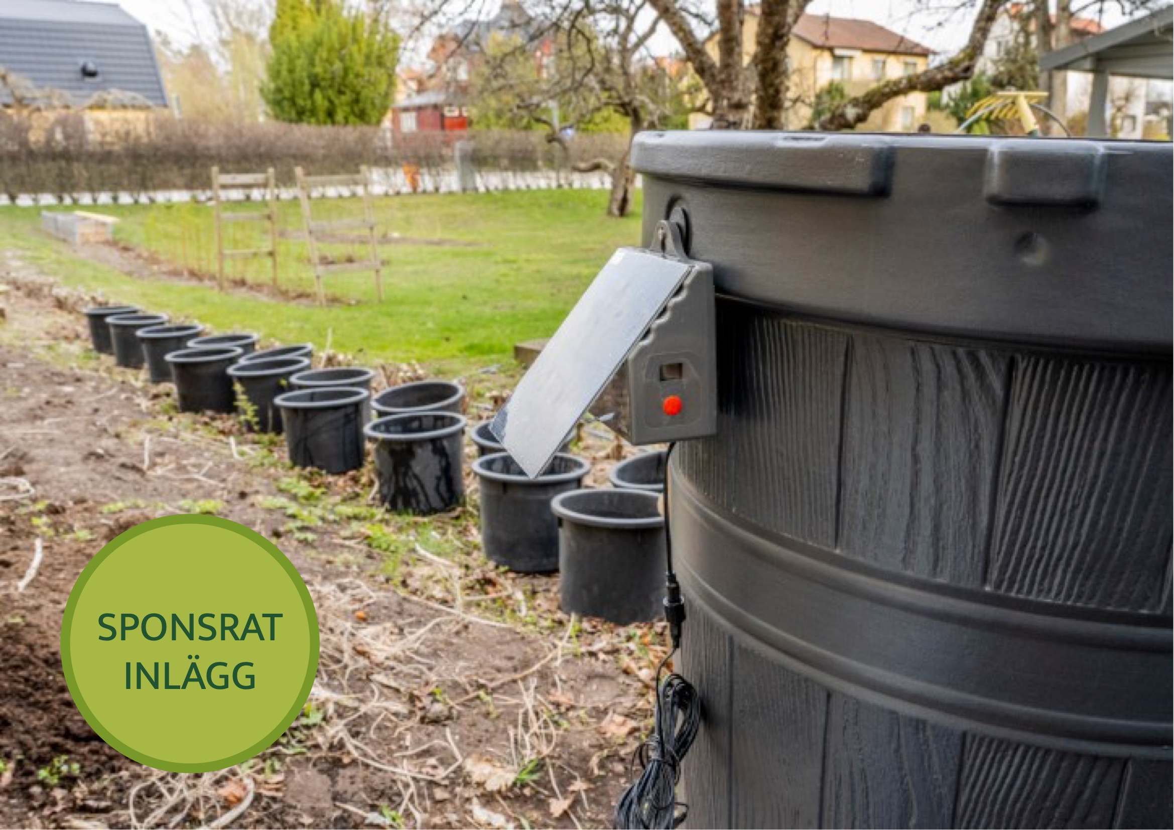 Vi testar solcellsbevattning med näringslösning