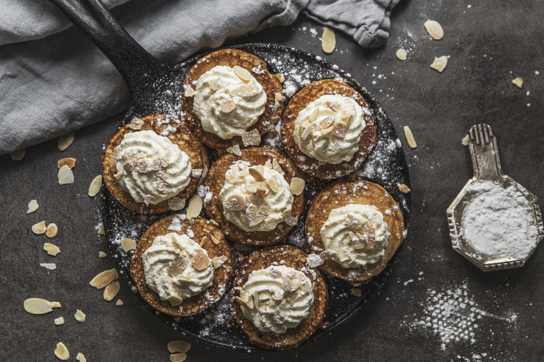 Plättar med smak av semla