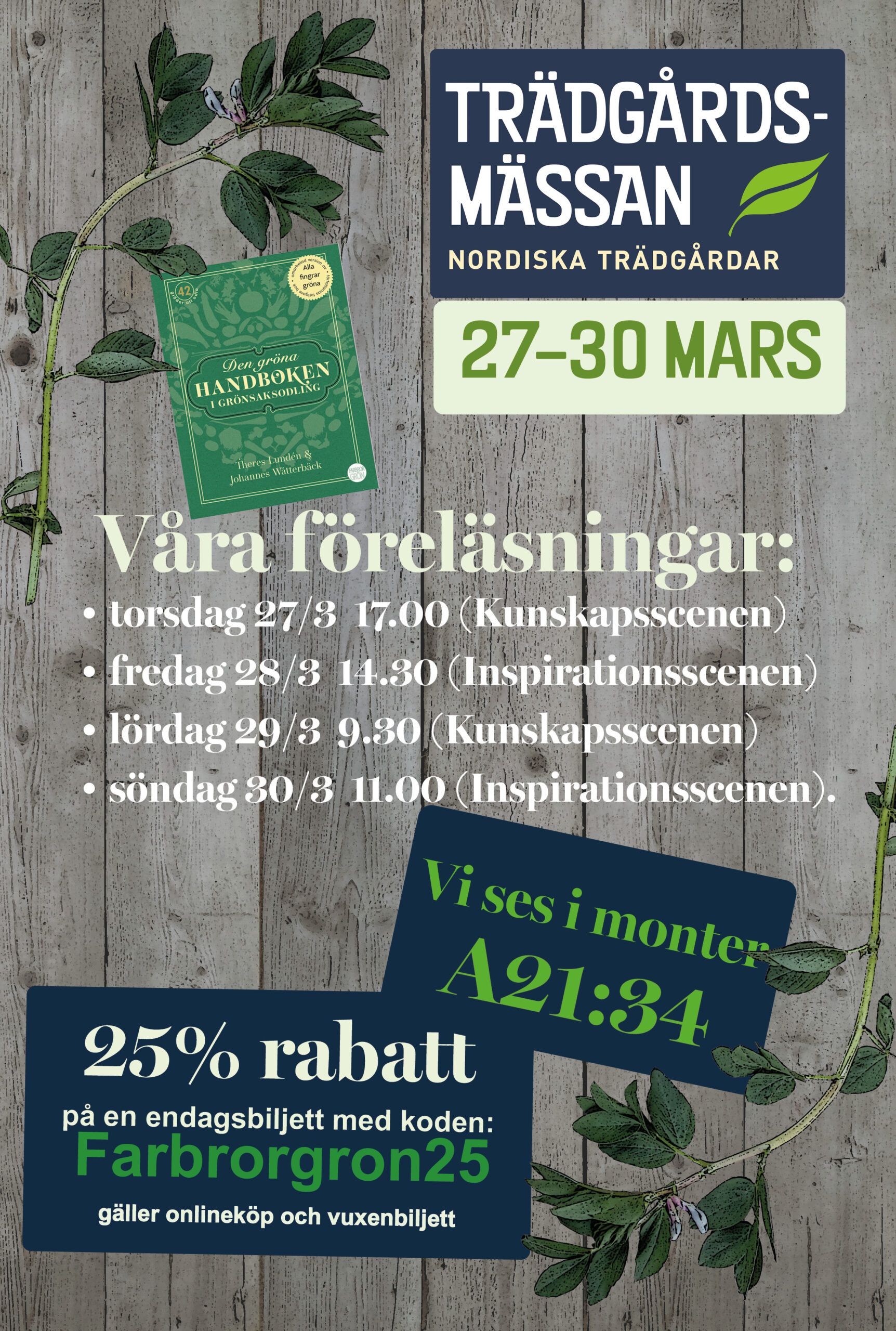 Välkommen till oss på Nordiska trädgårdar A 21:34