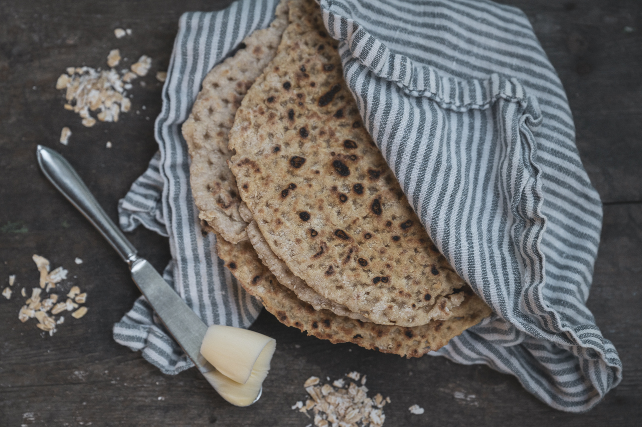 Pannbröd med nakenhavre